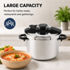 Factory Supply Multi-Functional Stainless Steel Pressure Cooker 4L 5L 6L 7L Sizes Stainless Steel Fast Cooking Pressure Cooker