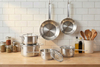 Factory New Arrival Stainless Steel Cookware Set with Handle Cooking Pots Brazed Bottom Cookware Set Saucepan Frypan