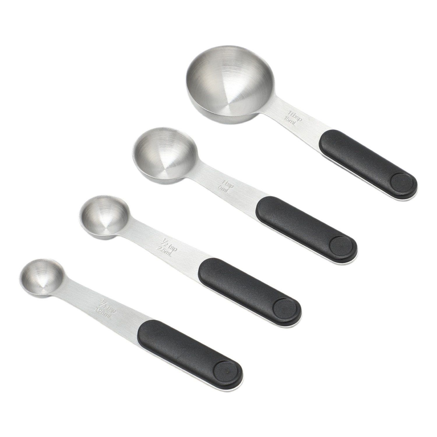 Stainless Steel Measuring Spoons and Cups Set Measuring Ladles Flavoring Spoons Coffee Spoons 8-piece Set of Baking Tools
