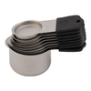 Magnetic Stainless Steel Measuring Cups Set Measuring Tools With Silicone Handle- Accurate and Durable Kitchen Tool