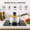 Factory New Arrival Stainless Steel 304 Cookware Set with Bakelite Handle Cooking Pots Brazed Bottom Cookware Set Saucepan