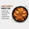 Factory New Arrival Exclusive Design Seasoned Carbon Steel 30/34/38/40cm Paella Pan Naturally Non Stick Pans Skillets