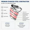 Factory Supply Stainless Steel Casserole Pots With Bakelite Handle and Tempered Glass Lid Brazed Bottom Pots Casserole