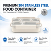 New Design 304/316 Stainless Steel Fresh-keeping Box Student Bento Box Lunch Box Heating Food Grade Microwave Sealed Box 
