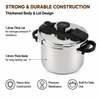 Factory Supply Multi-Functional Stainless Steel Pressure Cooker 4L 5L 6L 7L Sizes Stainless Steel Fast Cooking Pressure Cooker