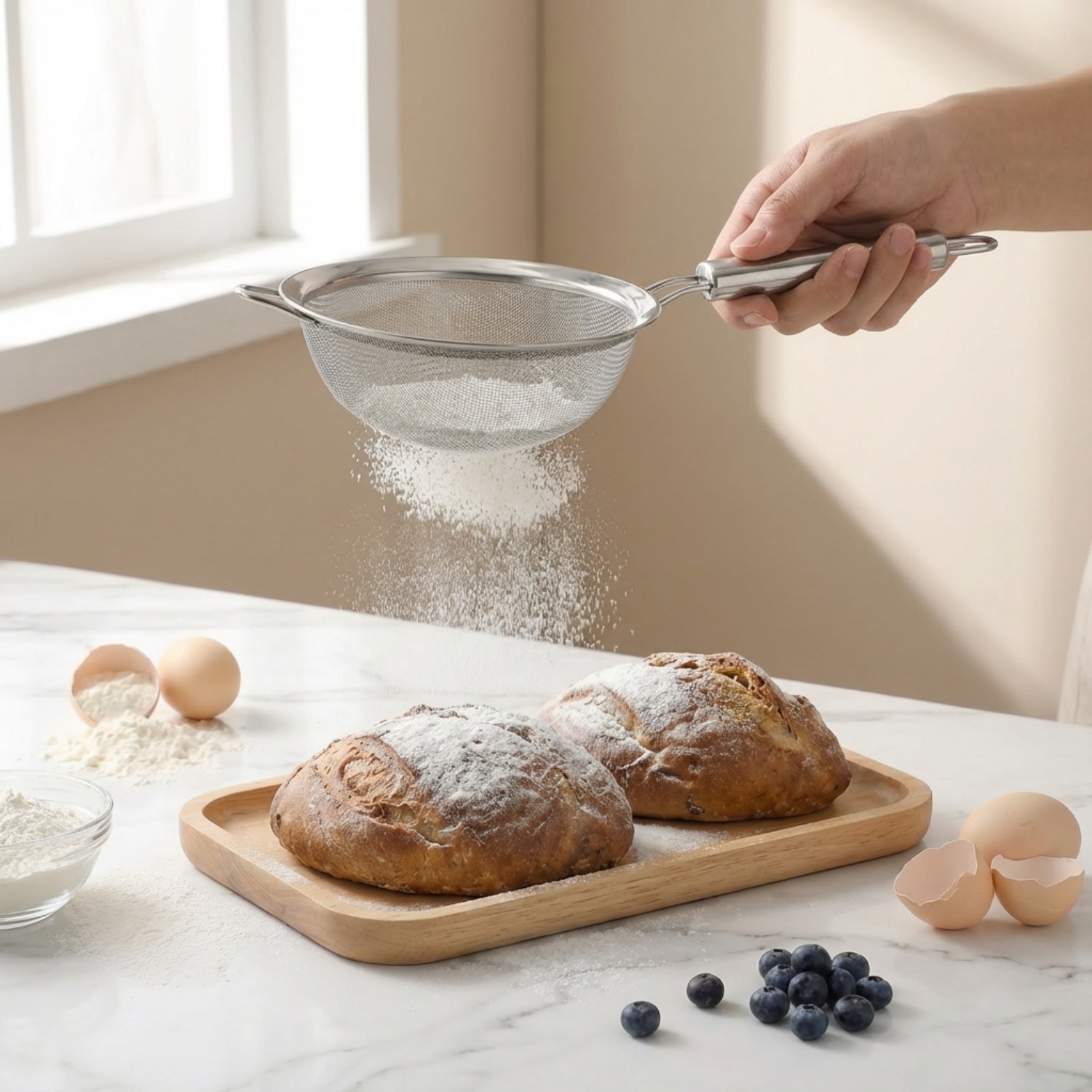 Kitchen Juice Strainer Stainless Steel Fine Mesh Strainers Baking Flour Sifter Wire Sieve Sifter for Kitchen Tools Gadgets