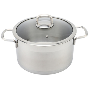 Factory Supply Stainless Steel Pots And Pans 10PCS Cookware Set With Plastic Handle And Lid Brazed Bottom Cookware Set Saute Pan Casserole