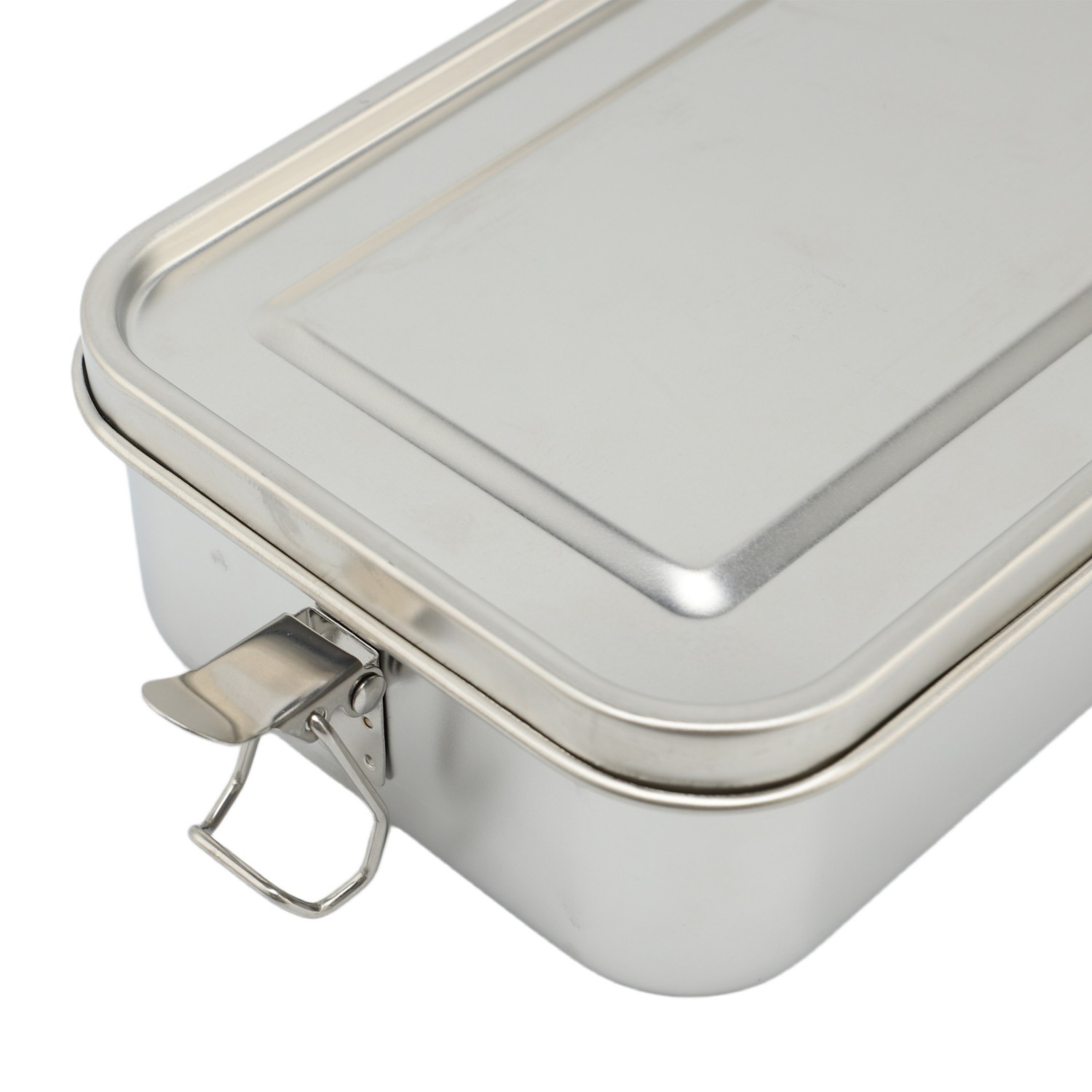 Stainless Steel High Capacity 1-3L Food Container Stainless Steel Lid Lightweight Portable Heatable Lunch Box