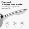 Factory New Arrival Stainless Steel Cookware Set with Stainless Steel Handle Pots Brazed Bottom Cookware Set Saucepan Casserole