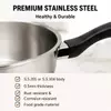 Factory New Arrival Stainless Steel Cookware Set with Handle Cooking Pots and Pans Brazed Bottom Cookware Set Saucepan Casserole