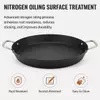 Factory New Arrival Exclusive Design Seasoned Carbon Steel 30/34/38/40cm Paella Pan Naturally Non Stick Pans Skillets