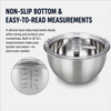  Factory New Arrival Stainless Steel Salad Mixing Bowl Set With Lid Home Kitchenware with Non-Slip Base Eco-Friendly Polished Metal