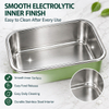 New Design Factory 304 Stainless Steel Fresh-keeping Lunch Box Transparent Lid Leak-proof Food Grade Microwave Sealed Box