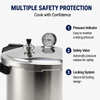 Factory Supply Multi-Functional 16L/23L Stainless Steel Pressure Cooker Stainless Steel Fast Cooking Pressure Cooker 