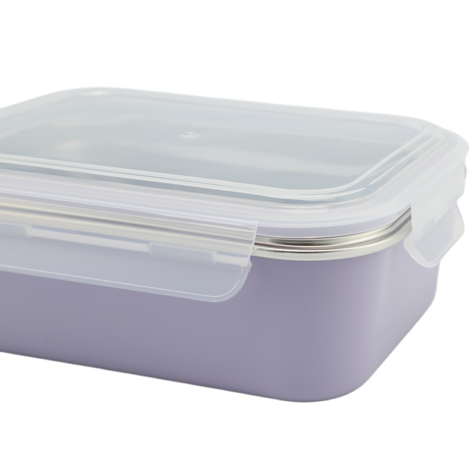 Rectangular Portable Stainless Steel Lunch Box Container with Lid and Cover to Store Food Dishwasher Freezer Safe
