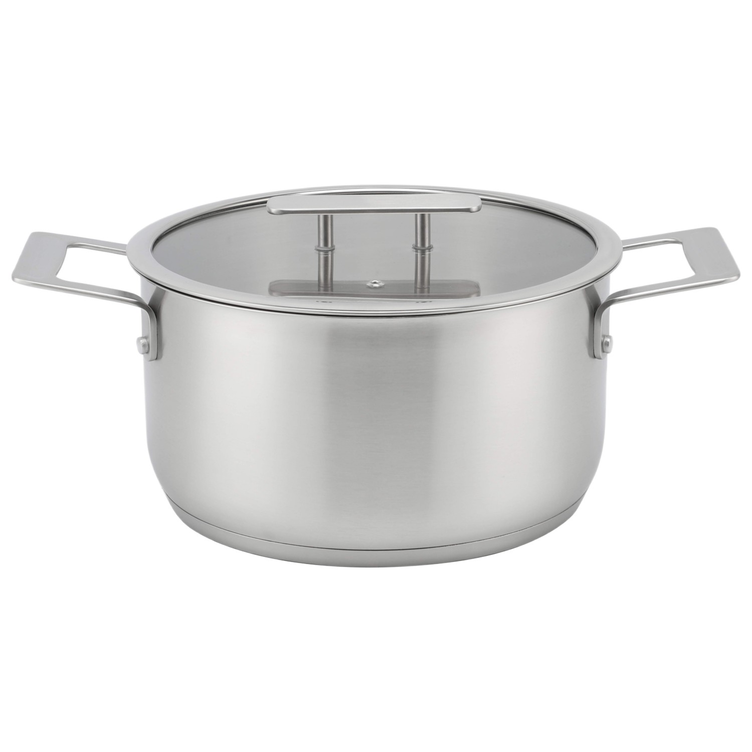 Factory New Arrival Stainless Steel Cookware Set with Handle Cooking Pots Brazed Bottom Cookware Set Saucepan Frypan