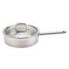 Factory New Arrival Stainless Steel Cookware Set with Handle Cooking Pots Impact Bonded Bottom Cookware Set Saucepan Saute Pan