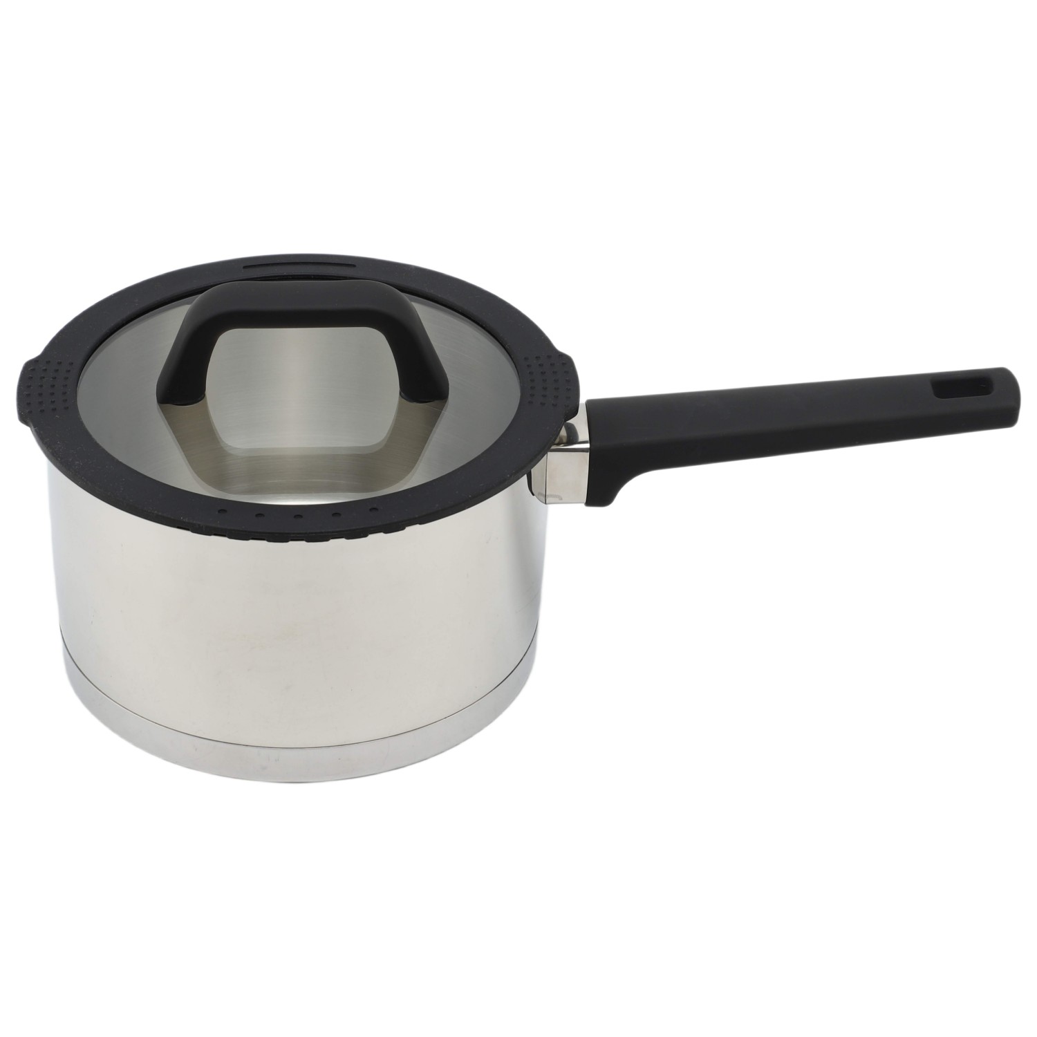 Factory New Arrival Stainless Steel Cookware Set with stainless steel Handle Cooking Pots Brazed Bottom Cookware Set Saucepan Saute Pan