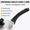 Factory New Arrival Stainless Steel Cookware Set with Bakelite Handle Cooking Pots and Pans Brazed Bottom Cookware Set Saucepan