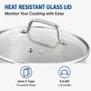 Factory Supply 8 Liter Stainless Steel Pasta Cooking Pot Set With 24cm Strainer for Pasta Steamer With Glass Lid Multi-Pot