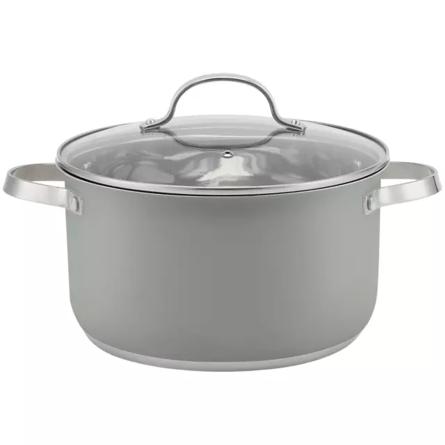 Factory Supply Stainless Steel Pots and Pans 8PCS Cookware Set With Stainless Steel Handle and Lid Brazed Bottom Pots Casserole