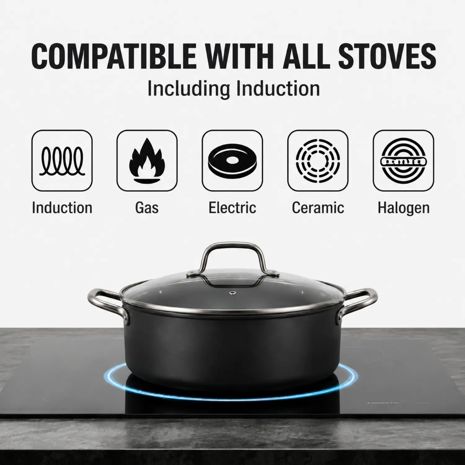 Factory New Arrival 11 Piece High Quality Wholesale Carbon Steel Pots and Pans Cookware Set Saucepan Frying Pan with Handle
