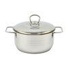 Factory New Arrival Stainless Steel Cookware Set with Handle Cooking Pots Brazed Bottom Cookware Set Casserole Set Soup & Stock Pots With Lids