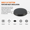 Factory New Arrival Exclusive Design Seasoned Carbon Steel 30/34/38/40cm Paella Pan Naturally Non Stick Pans Skillets Induction Compatible