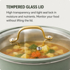 Factory New Arrival Wholesale 11 Pieces 2-ply Stainless Steel Cookware Sets 2-ply Kitchen Cooking Pan Pot Set with Golden Handle