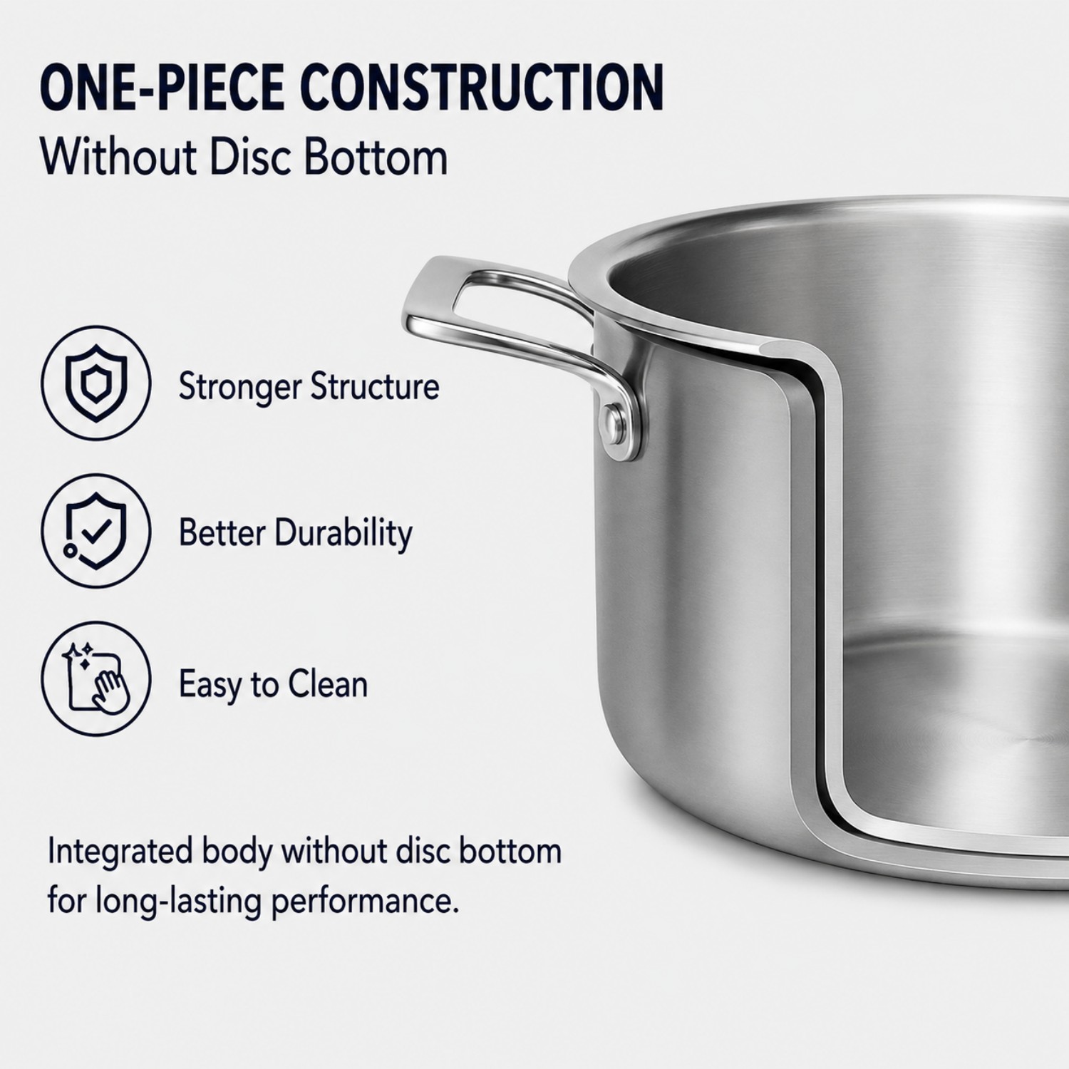 Factory New Arrival 7 Pieces 5-ply Stainless Steel Cookware Sets 5-ply Kitchen Cooking Pan Pot Set with Stainless Steel Handle