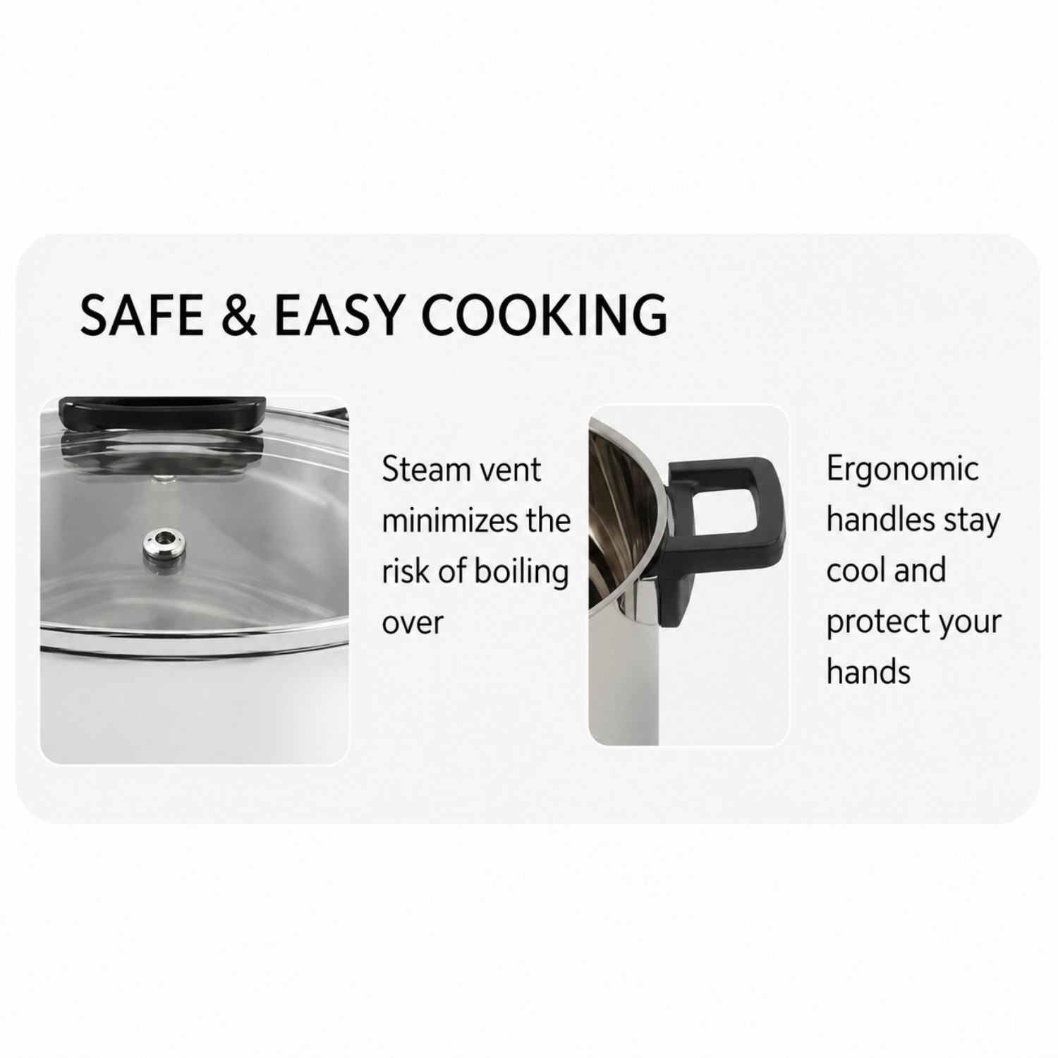 Factory New Arrival Multipurpose Wholesale Custom Kitchen Stainless Steel Cooking Pot Casserole Set Pot 6-Pieces Cookware Sets