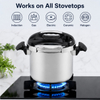 Factory Supply Multi-Functional Stainless Steel Pressure Cooker 4L 6L 8L 10L Sizes Stainless Steel Fast Cooking Pressure Cooker