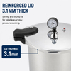 Factory Supply Multi-Functional Aluminum Alloy Pressure Cooker with Magnetic Bottom 16L 23L Sizes for Gas and Induction Cooker