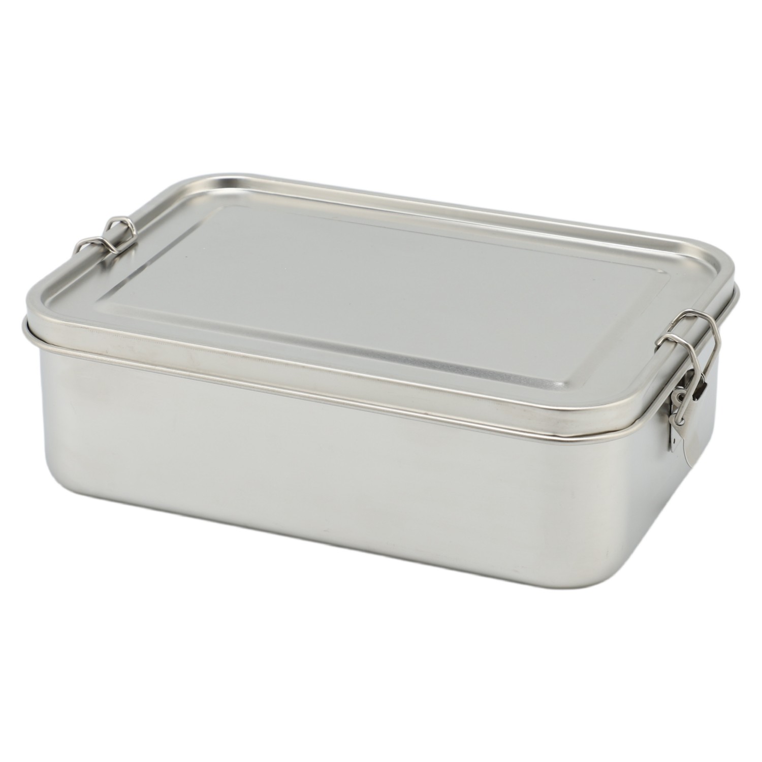 Stainless Steel High Capacity 1-3L Food Container Stainless Steel Lid Lightweight Portable Heatable Lunch Box