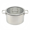 Factory New Arrival Stainless Steel Cookware Set with Handle Cooking Pots Brazed Bottom Cookware Set Saucepan Saute Pan