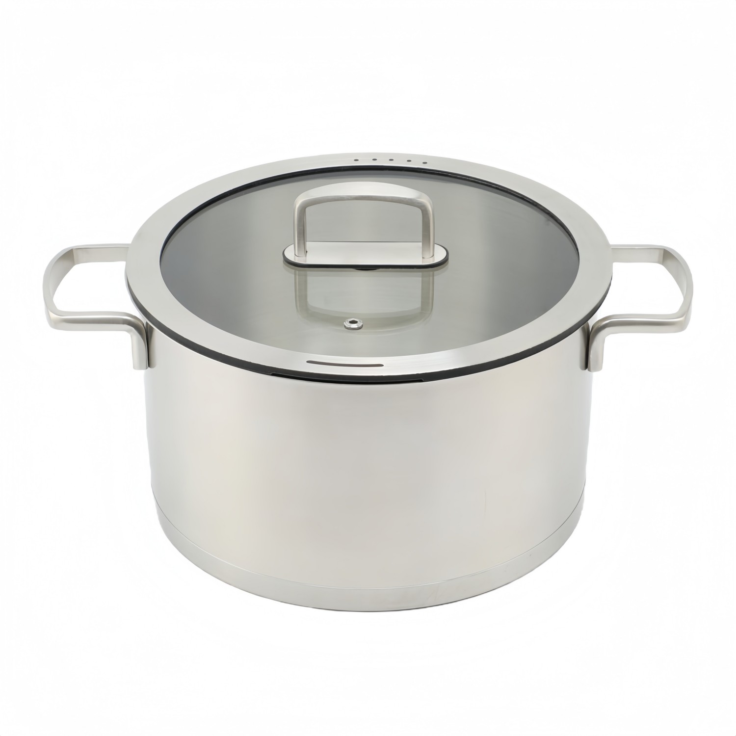 Factory New Arrival Stainless Steel Cookware Set with Handle Cooking Pots Brazed Bottom Cookware Set Saucepan Saute Pan