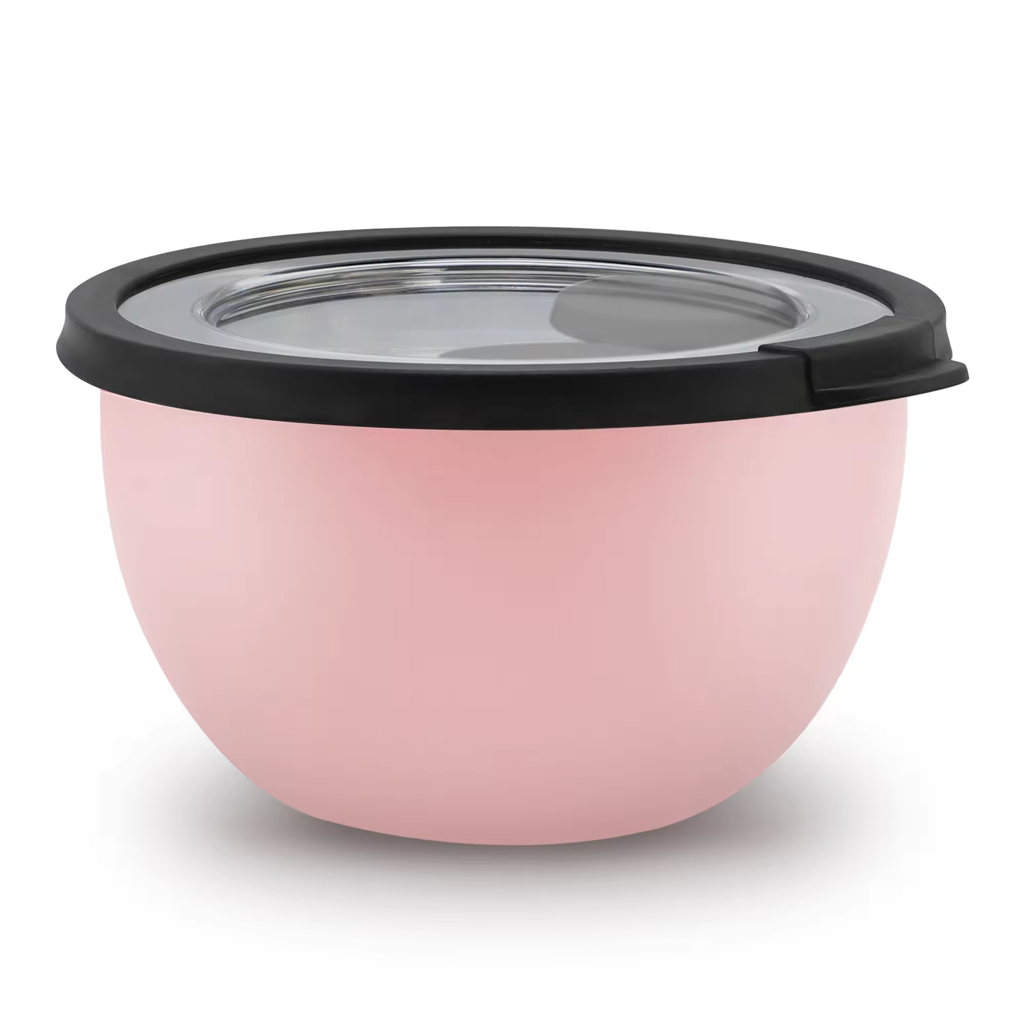 Wholesale Stainless Steel Salad Mixing Bowl Set With Tray Sauce Bowl Lid Home Kitchenware with Non-Slip Base Eco-Friendly