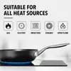 Factory New Arrival Design 20/22/24/26/28/30CM Carbon Steel Naturally Non Stick Frying Pan Skillets Induction Compatible