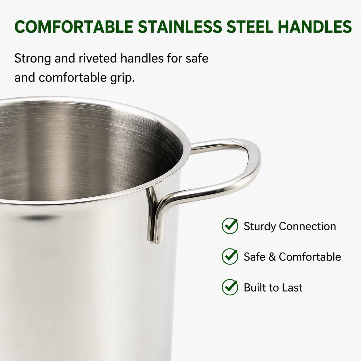Factory Supply Wholesale Stainless Steel Deep Fryer Pot Asparagus Pot with Handle & Lid & Inner Rack Basket Tall Body Pasta Pot