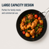 Factory New Arrival Design 20/22/24/26/28/30CM Carbon Steel Naturally Non Stick Frying Pan Skillets Induction Compatible
