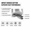 Factory New Arrival Stainless Steel Cookware Sets with Handle Cooking Pots Impact Bonded Bottom Cookware Set Saucepan Casserole