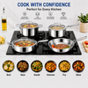 Factory New Arrival 7 Pieces 5-ply Stainless Steel Cookware Sets 5-ply Kitchen Cooking Pan Pot Set with Stainless Steel Handle
