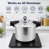 Factory Supply Multi-Functional Aluminum Alloy Pressure Cooker with Magnetic Bottom 16L 23L Sizes for Gas and Induction Cooker