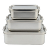 Stainless Steel High Capacity 1-3L Food Container Stainless Steel Lid Lightweight Portable Heatable Lunch Box