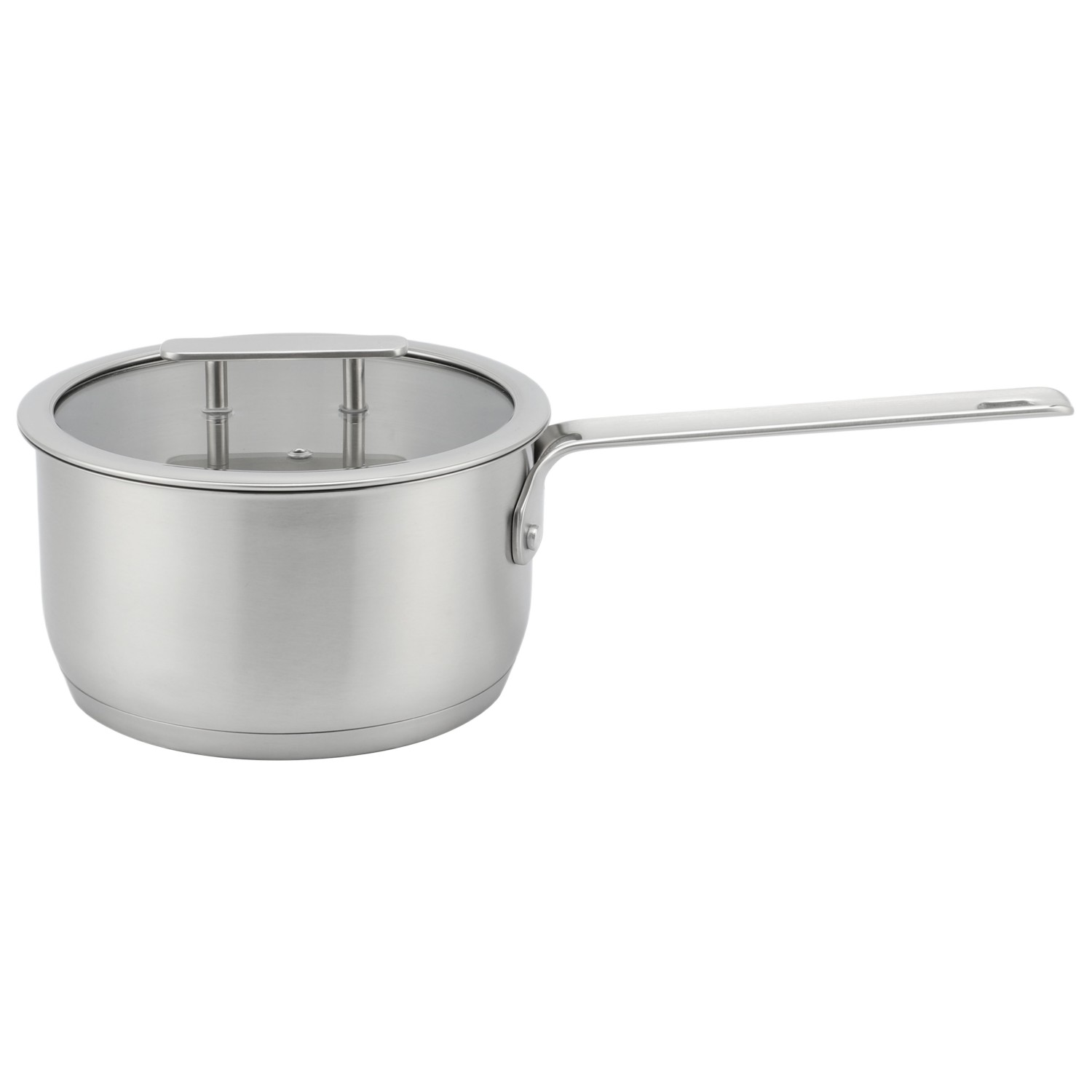 Factory New Arrival Stainless Steel Cookware Set with Handle Cooking Pots Brazed Bottom Cookware Set Saucepan Frypan