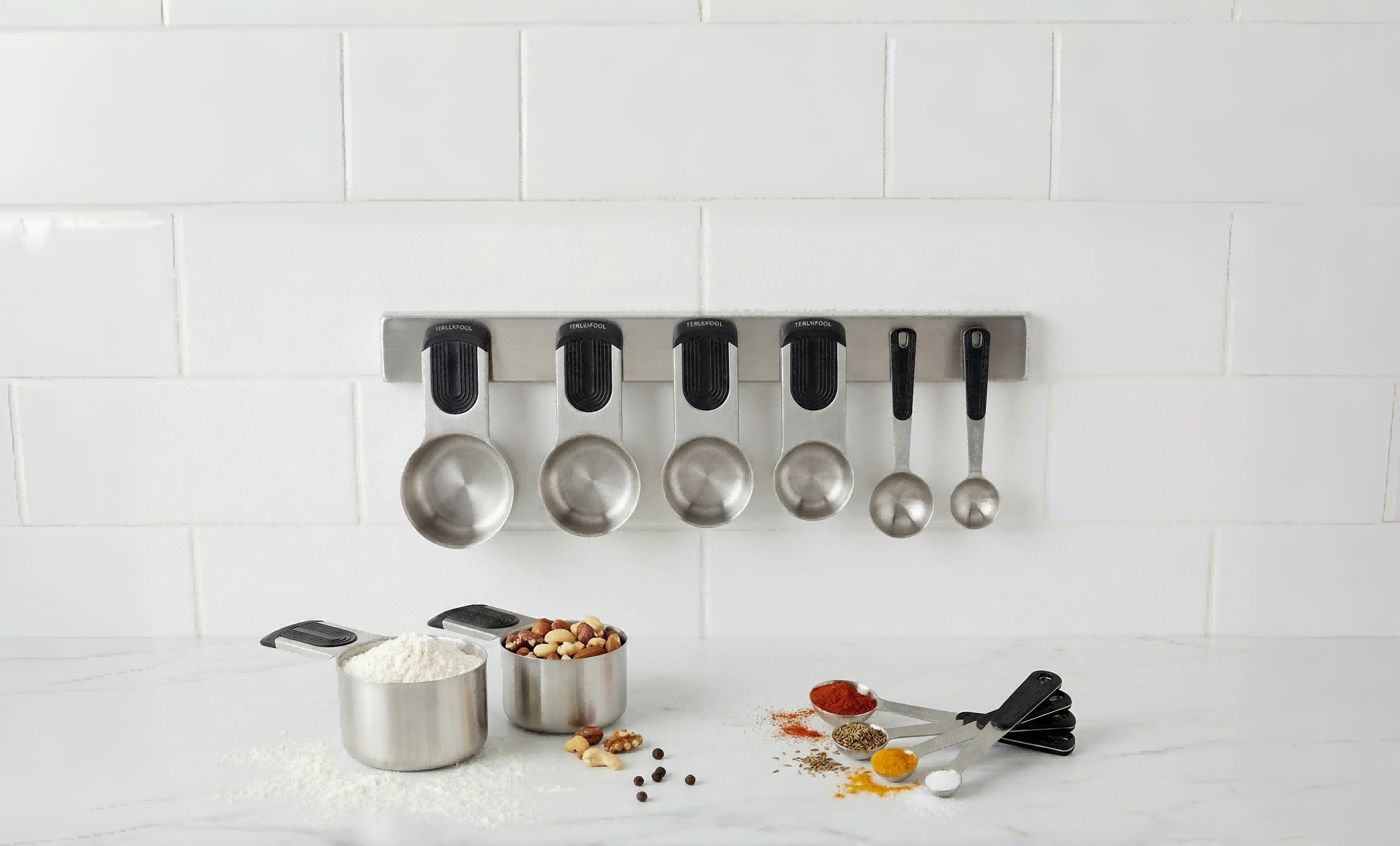 Factory Price High Quality Stainless Steel Measuring Cups Spoons Set Food Grade Baking Dessert Seasoning for Kitchen Use