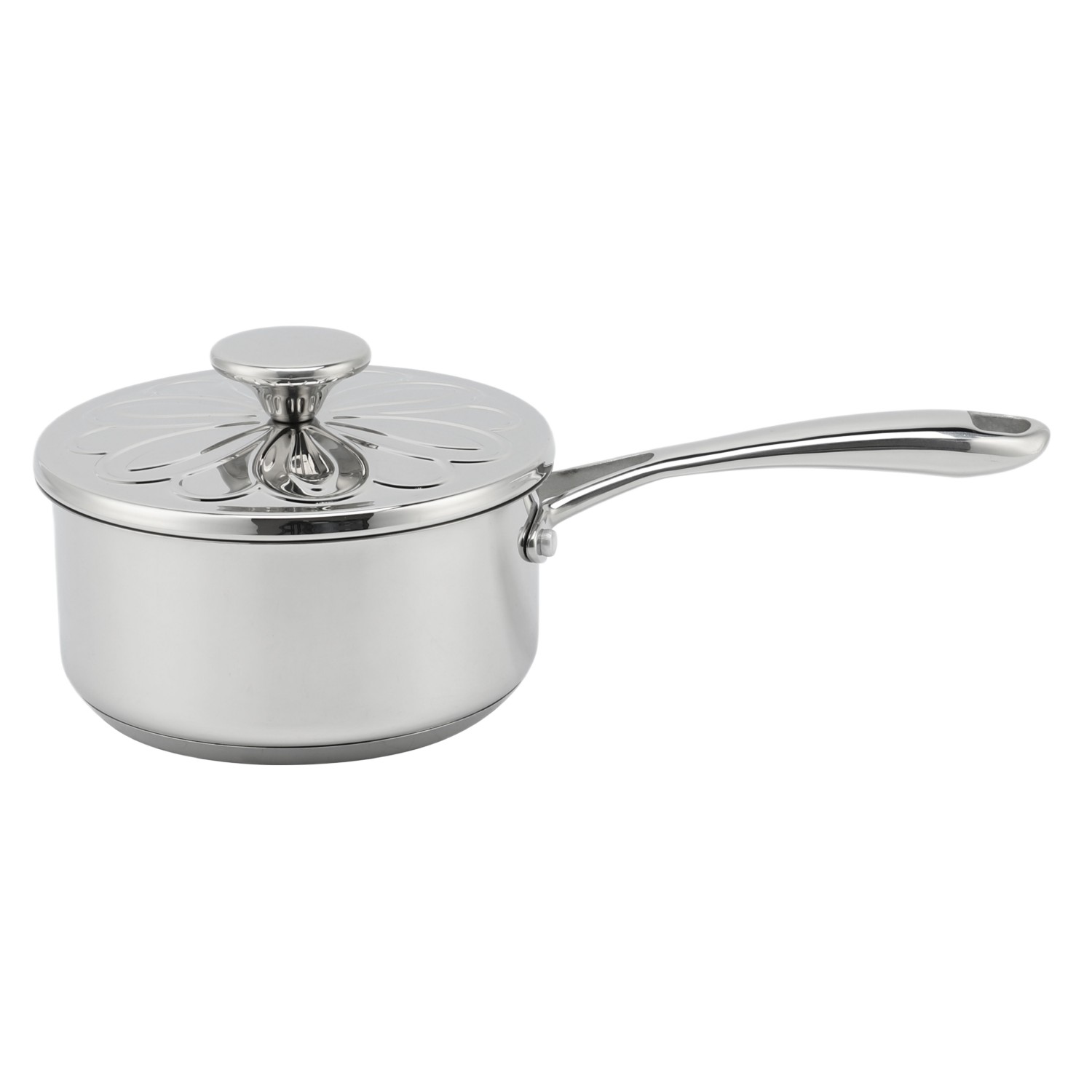 Factory New Arrival Stainless Steel Cookware Set Cooking Pots Impact Bonded Bottom Cookware Set Frypan Saucepan