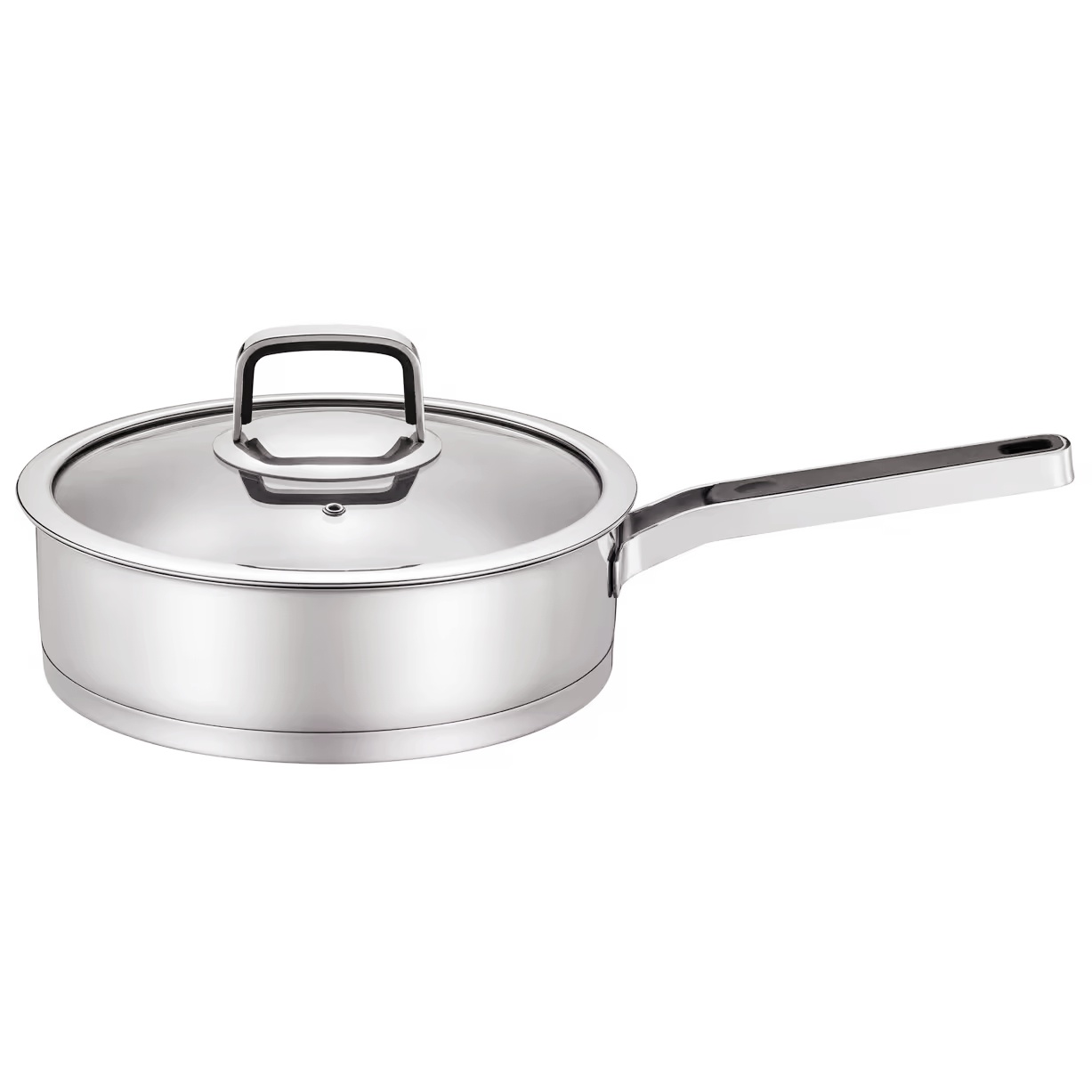 Factory Supply Stainless Steel Pots and Pans 10PCS Cookware Set With Handle and Lid Impact Bonded Bottom Saucepan Saute Pan