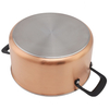 Wholesale Delicate Appearance Multi Function Tri-ply Copper Stainless Steel Cookware Stainless Steel Casserole Set Soup & Stock Pots With Lids