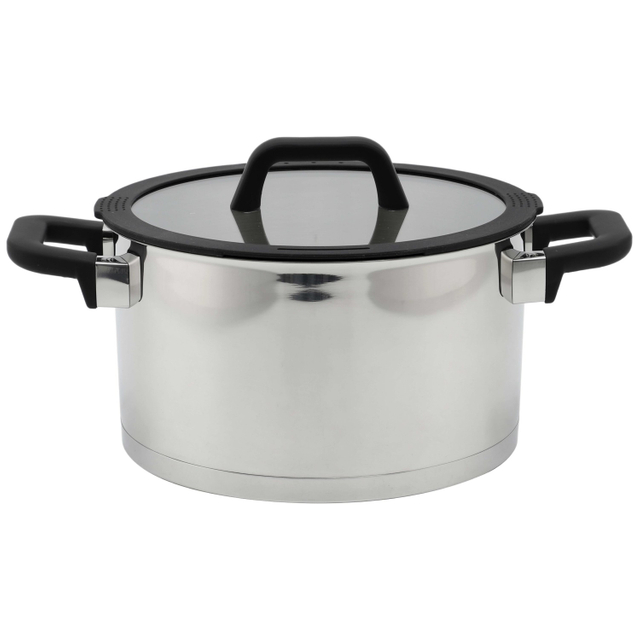 Factory Supply Stainless Steel Pots And Pans 10PCS Cookware Set With Stainless Steel Handle And Lid Brazed Bottom Cookware Set Saucepan Saute Pan